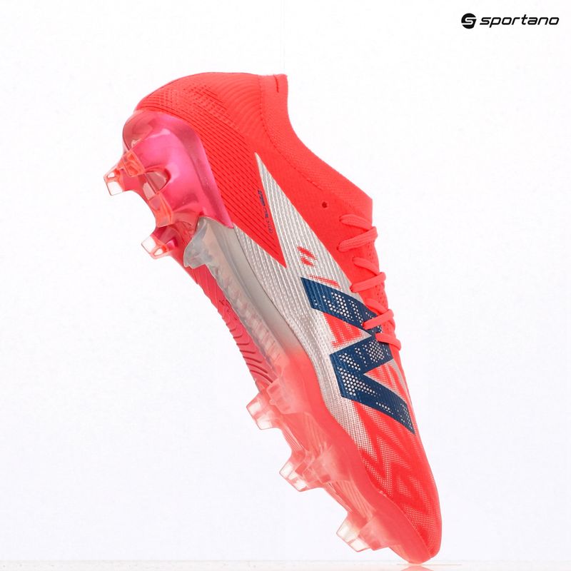 Ghete de fotbal New Balance Furon Elite V8 FG roșii 9