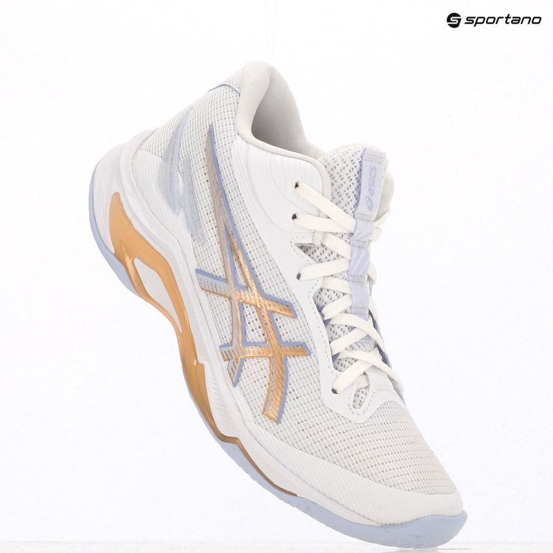 Încălțăminte de volei pentru femei ASICS Netburner Ballistic FF 4 white/champagne 9
