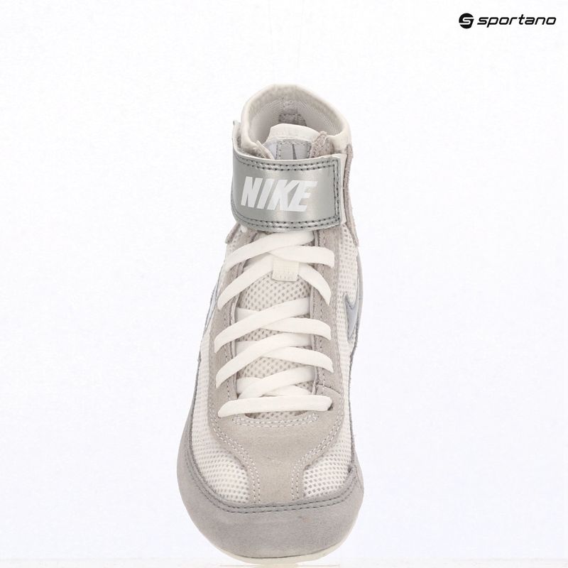 Încălțăminte de wrestling pentru copii Nike Speedsweep VII white/metallic silver 9