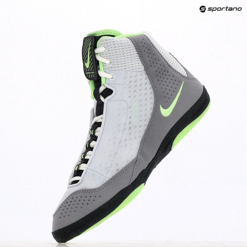 Încălțăminte de lupte Nike Inflict 4 football grey/lime blast/anthracite/white 9