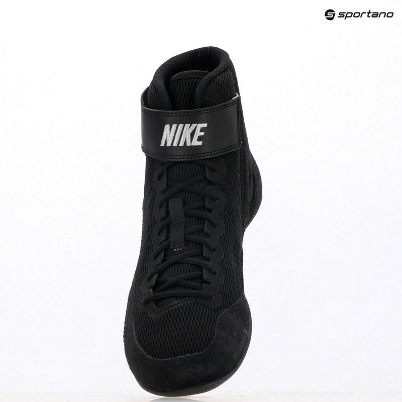 Încălțăminte de lupte Nike Speedsweep VIII black/white/black/wolf grey 9