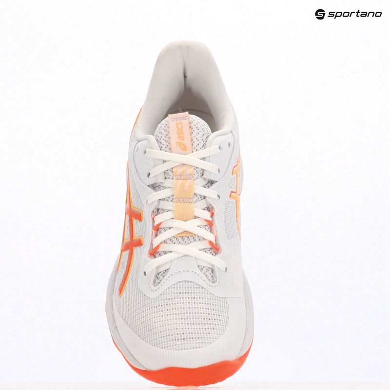 Încălțăminte de volei pentru femei ASICS Netburner Ballistic FF 4 white/vivid coral 13