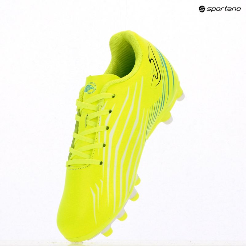 Ghete de fotbal pentru copii Joma Propulsion Jr FG galben fluor 14