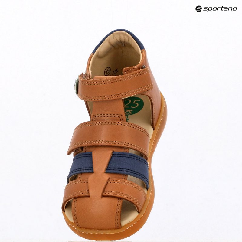 Sandale pentru copii Kickers Kick Pod camel/navy 9
