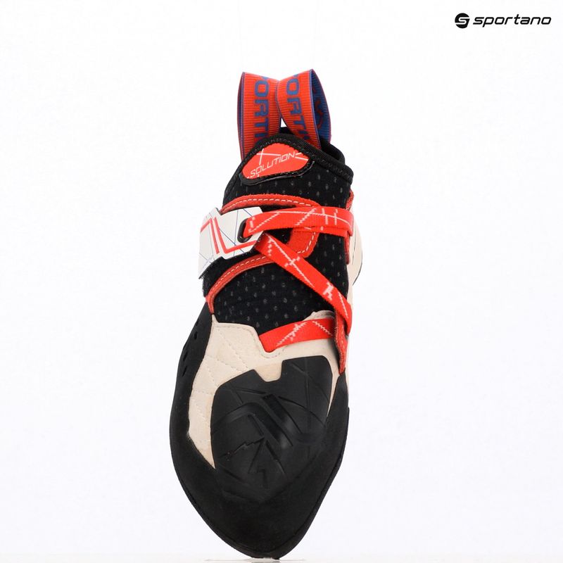Încălțăminte de alpinism pentru femei La Sportiva Solution white/lily orange 9
