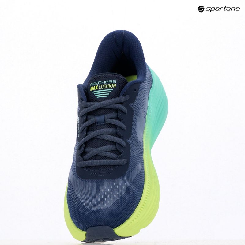 Încălțăminte de alergare pentru femei SKECHERS Max Cushioning Endeavour Hallandale navy/lime 9