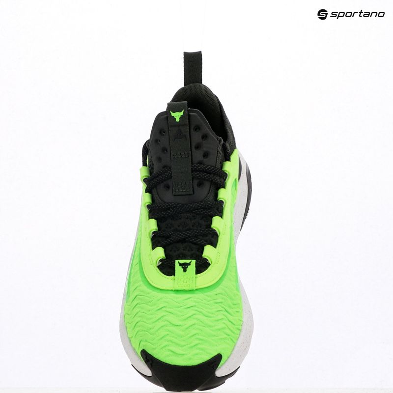 Încălțăminte de antrenament pentru bărbați Under Armour Project Rock 7 baroque green/hyper green/black 11