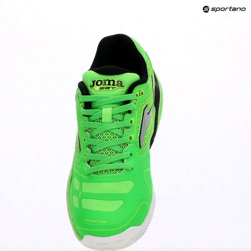 Încălțăminte de tenis pentru bărbați Joma Set C fluor green 9