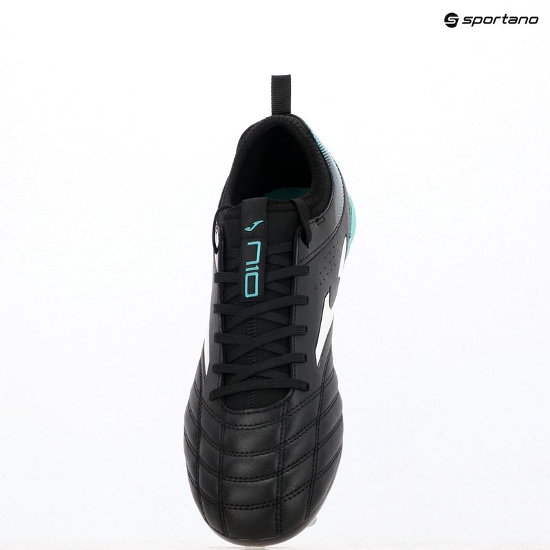 Încălțăminte de fotbal pentru bărbați Joma Numero-10 FG black/turquoise 11