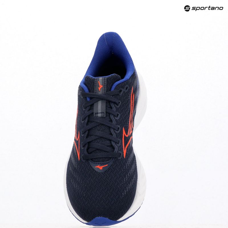 Încălțăminte de alergare pentru copii Mizuno Enerzy Rider Jr peacoat/ignitionred/ reflective blue 8