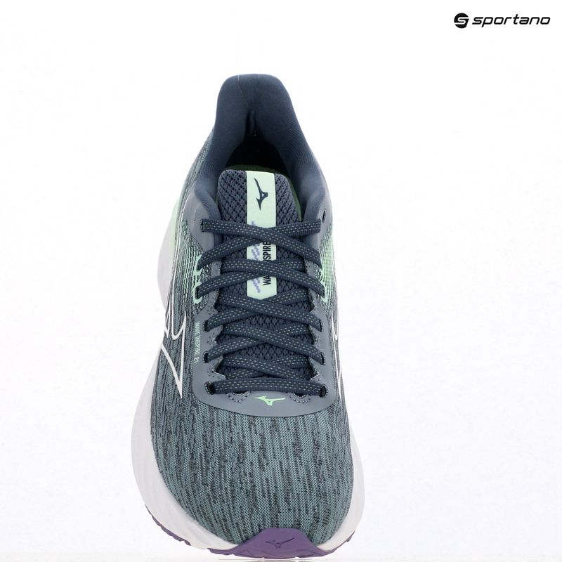 Încălțăminte de alergare pentru femei Mizuno Wave Inspire 21 tradewinds/white/neo mint 11