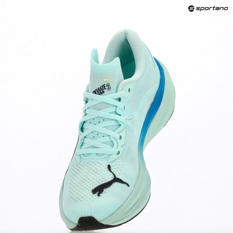 Pantofi de alergare bărbați PUMA Deviate Nitro 3 mint melt/speed blue 15