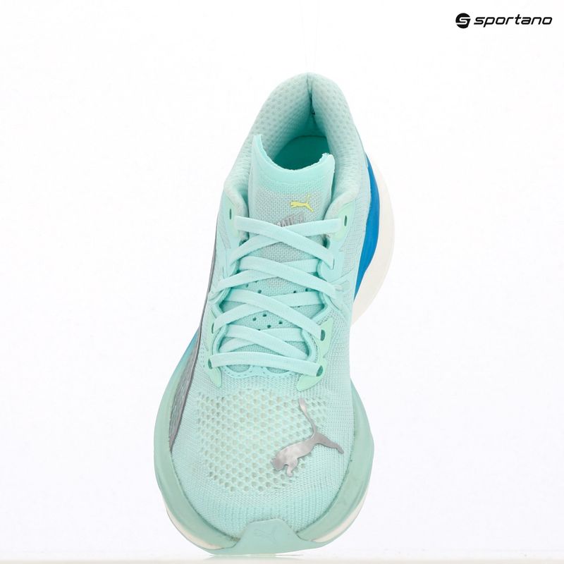 Încălțăminte de alergare pentru femei PUMA Deviate Nitro 3 mint melt/speed blue 16
