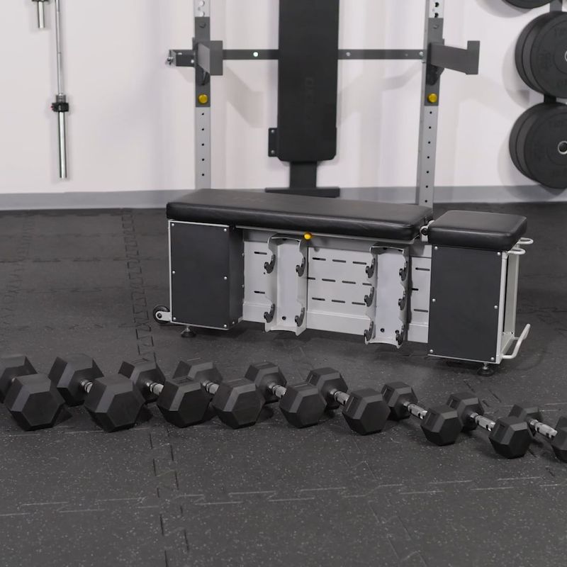 Bancă de antrenament XTREXO Storage reglabilă negru 17