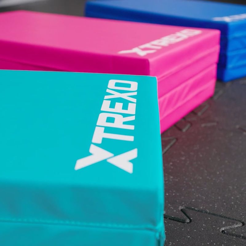 Saltea de gimnastică XTREXO pliabilă 195 x 80 x 5 cm roz 15