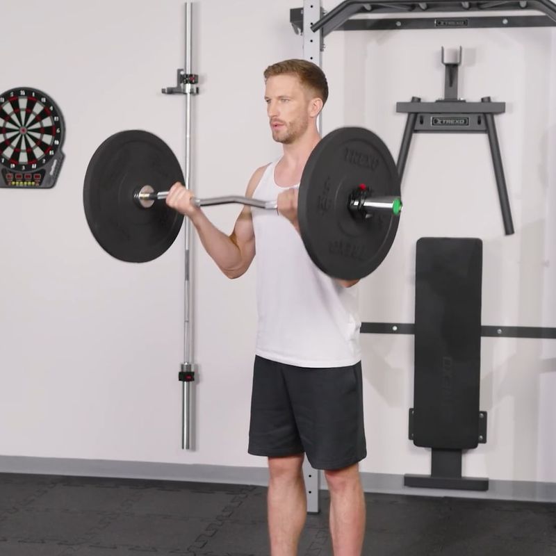 Greutate bumper de olimpiadă XTREXO neagră TRX-BMP010 10 kg 13