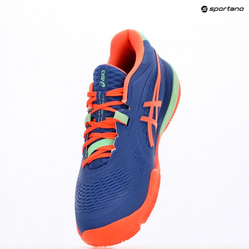 Încălțăminte de padel pentru bărbați ASICS Gel-Resolution X dark cobalt/vivid coral 16