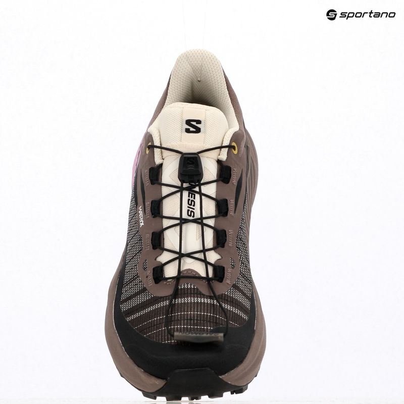 Pantofi de alergare pentru femei Salomon Genesis Iron/vanilla ice/cyclamen 10