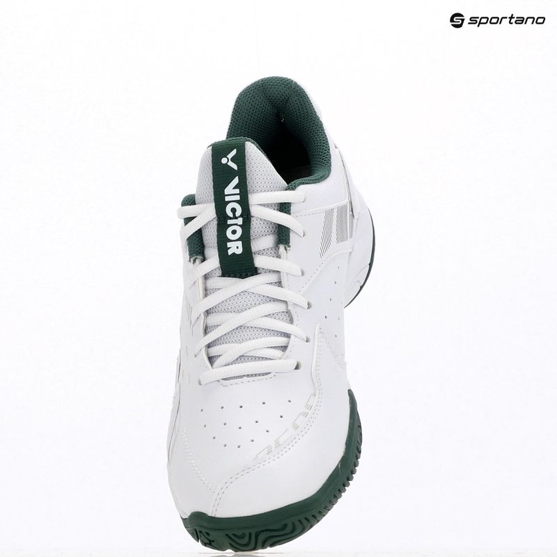 Încălțăminte de badminton pentru bărbați VICTOR P8500CLS AG bright white/hunter green 12