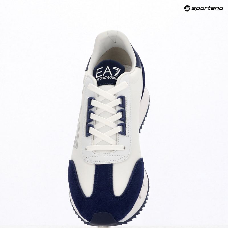 Încălțăminte EA7 Emporio Armani Black & White Vintage white/medieval blu 12