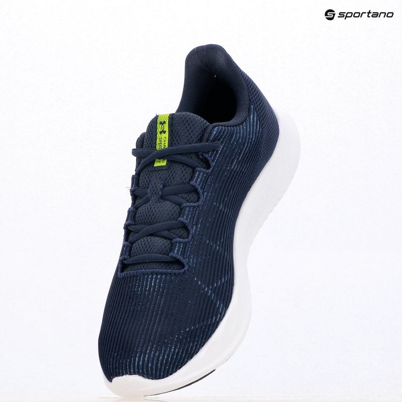 Încălțăminte de alergare pentru bărbați Under Armour Charged Speed Swift washed navy/black/high vis yellow 9