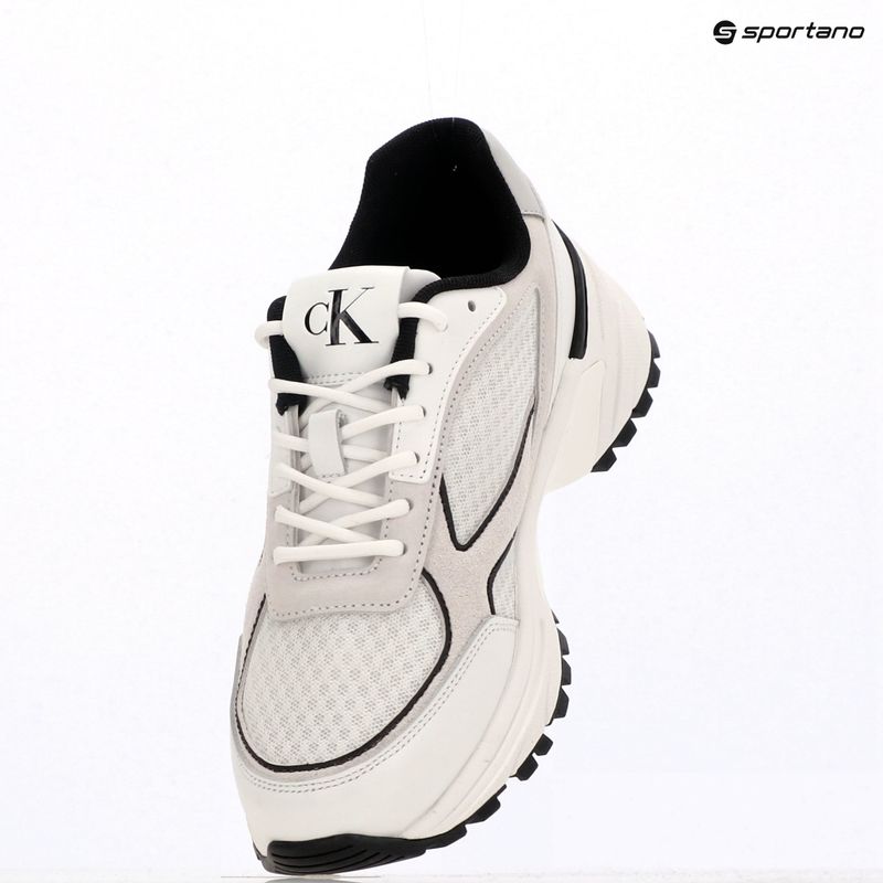 Încălțăminte pentru femei Calvin Klein YW0YW02009 Hike Runner Mesh Mix MET MG bright white/black 9