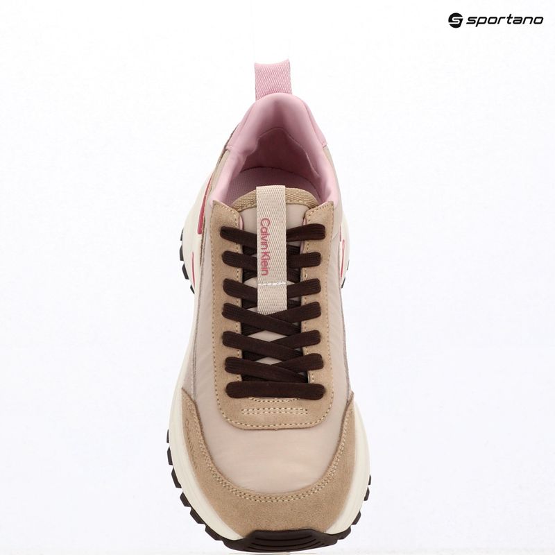 Încălțăminte pentru femei Calvin Klein YW0YW02075 Hike Runner MG Nylon Mix chateau/silver mink/pink 9