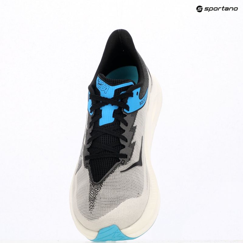 Încălțăminte de alergare HOKA Rocket X 3 white/black 15