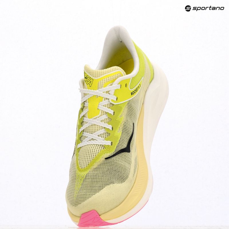 Încălțăminte de alergare HOKA Rocket X 3 sunlight/neon hoka citrus 13