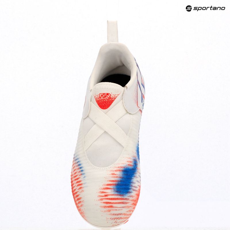 Încălțăminte de fotbal pentru copii PUMA Future 8 Match LL FG/AG Jr puma white/puma black/glowing red 10