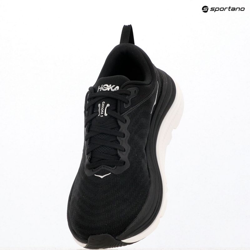 Încălțăminte de alergare pentru bărbați HOKA Gaviota 5 Wide black/white 9