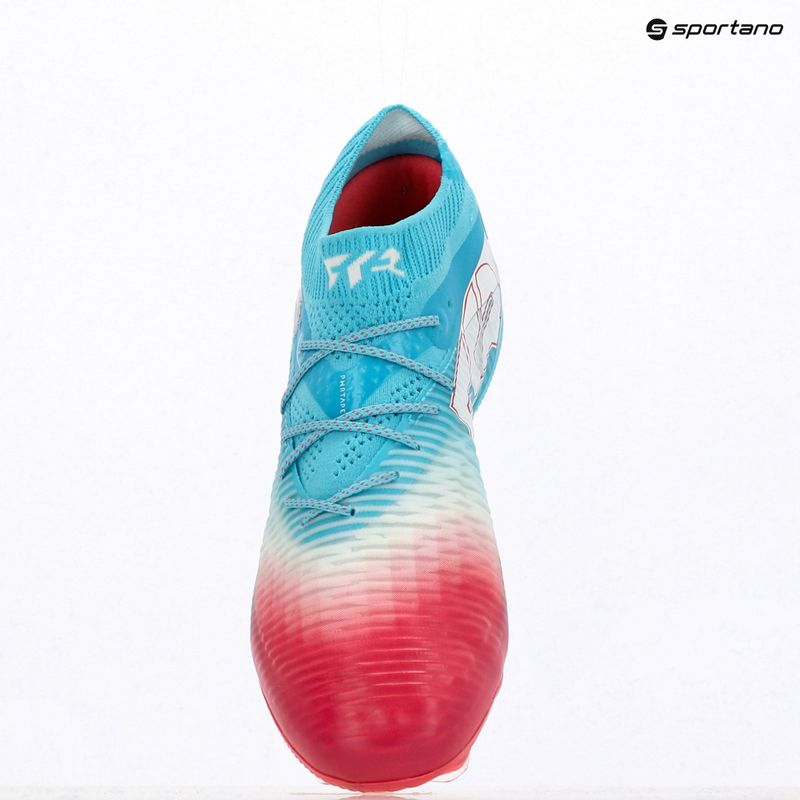 Încălțăminte de fotbal pentru bărbați PUMA Future 8 Ultimate Re-Charge FG hero blue/puma white/sunset pink 11