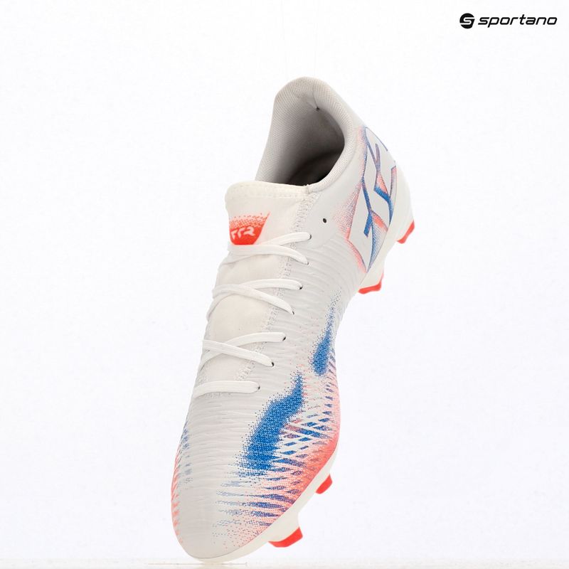 Încălțăminte de fotbal pentru bărbați PUMA Future 8 Play FG/AG puma white/puma black/glowing red 9