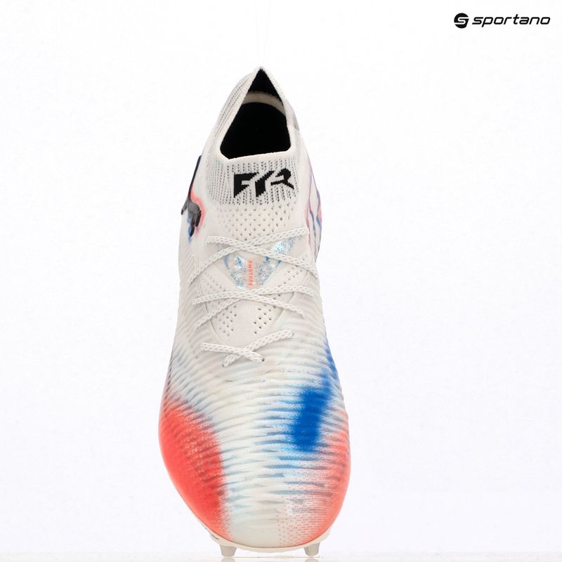 Încălțăminte de fotbal pentru bărbați PUMA Future 8 Ultimate MxSG puma white/puma black/glowing red 10