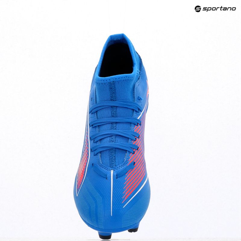 Încălțăminte de fotbal pentru bărbați PUMA Ultra 6 Play+ FG/AG ultra blue/puma white/glowing red 9