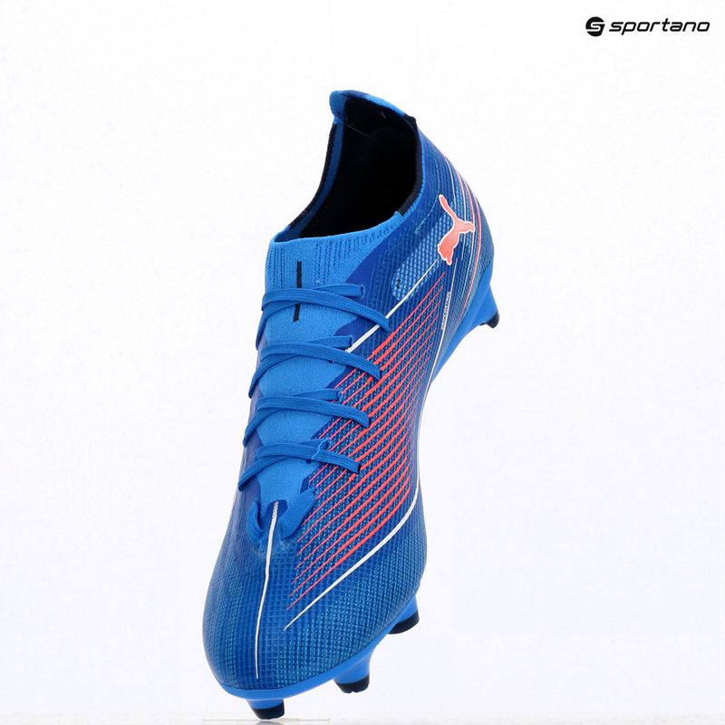Încălțăminte de fotbal pentru bărbați PUMA Ultra 6 Match FG/AG ultra blue/puma white/glowing red 9