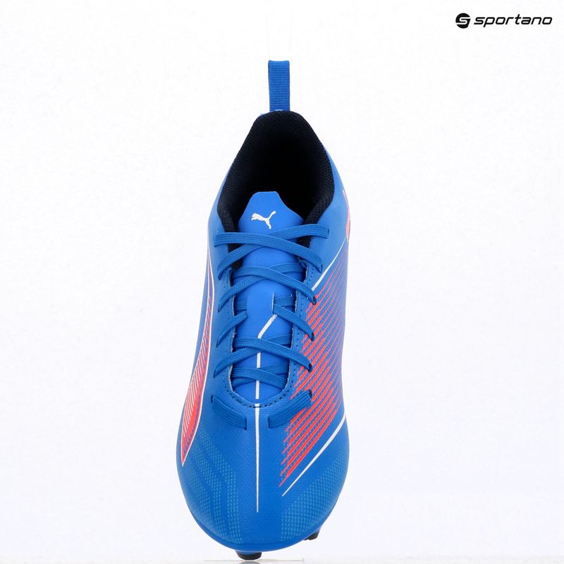 Încălțăminte de fotbal pentru copii  PUMA Ultra 6 Play FG/AG Jr ultra blue/puma white/glowing red 9