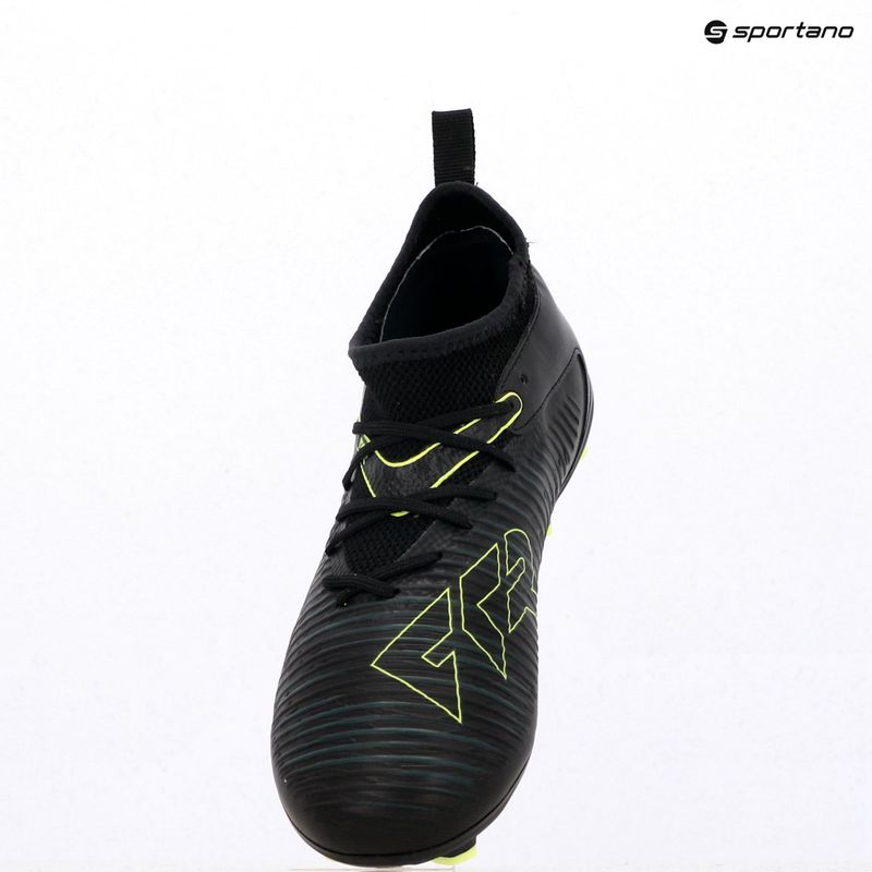 Încălțăminte de fotbal pentru copii PUMA Future 8 Match FG/AG Jr puma black/fizzy light/green terrain 9