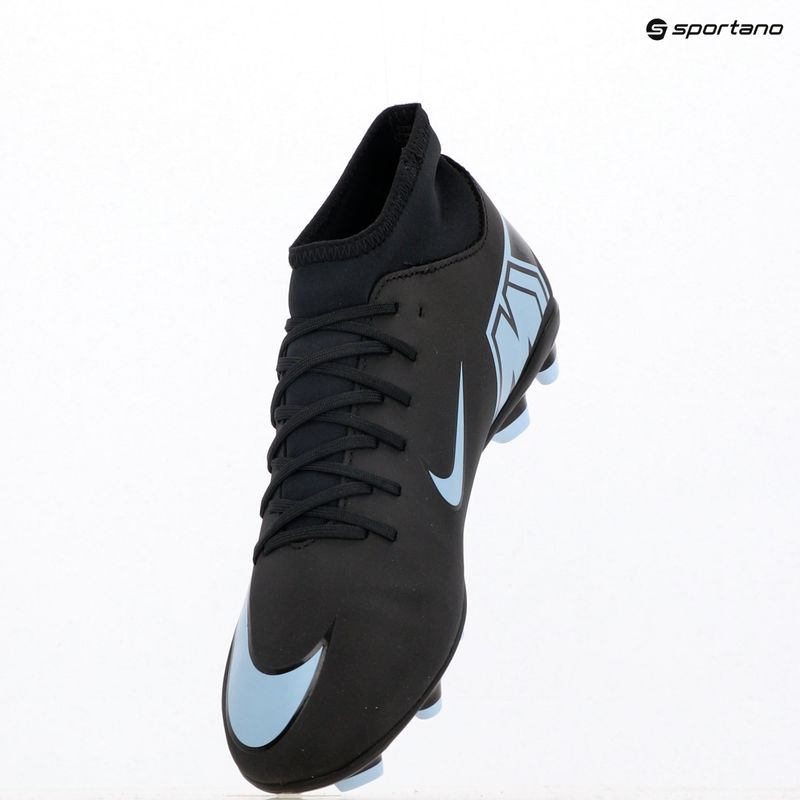 Încălțăminte de fotbal pentru bărbați Nike Mercurial Superfly 10 Club FG/MG black/ice blue 12