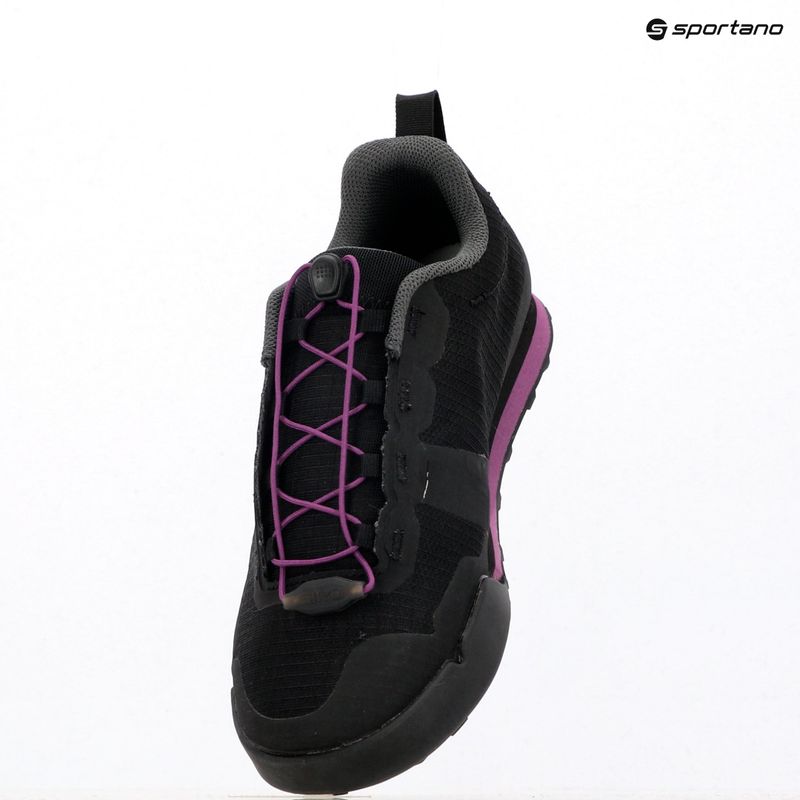 Încălțăminte de ciclism pe platformă pentru femei Giro Tracker Fastlace black/throwback purple 13