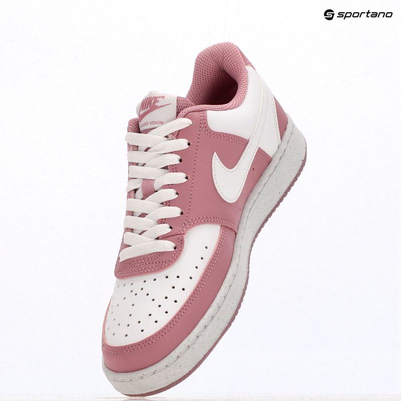 Încălțăminte pentru femei  Nike Court Vision Low Next Nature elemental pink/white 13