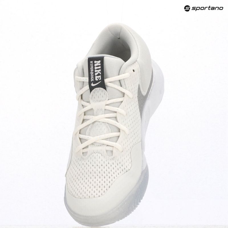 Încălțăminte de volei Nike Hyperquick Court Flight SE summit white/metallic silver/pure platinum 9