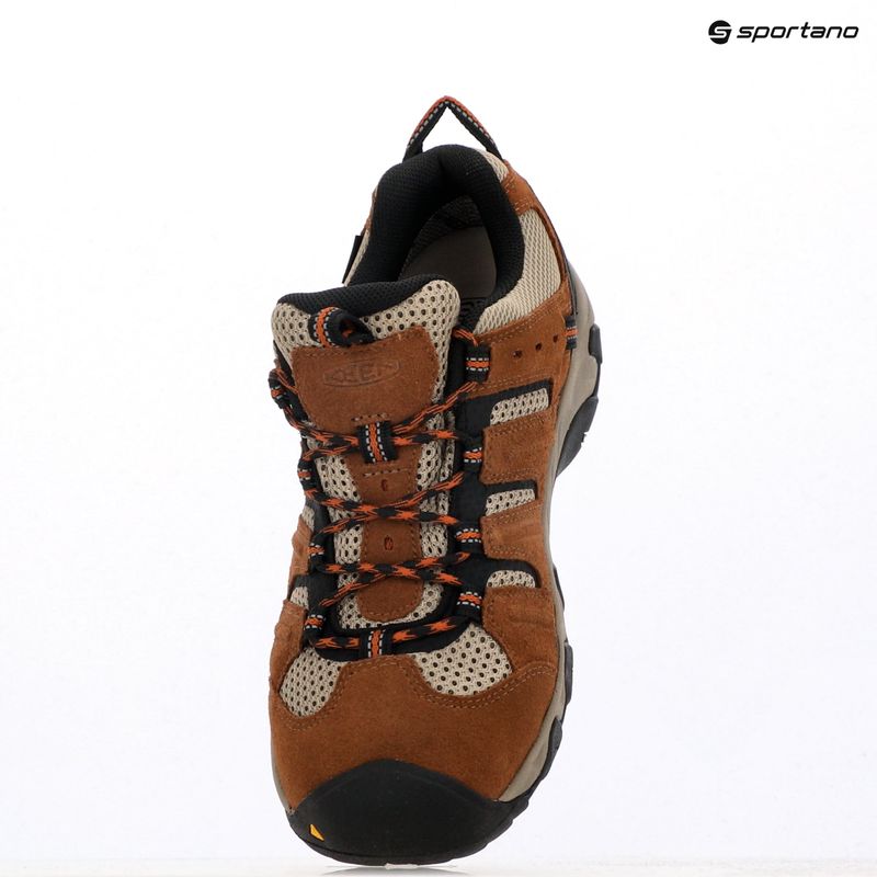 Încălțăminte de trekking pentru bărbați KEEN Headout Waterproof bison/fossil orange 11