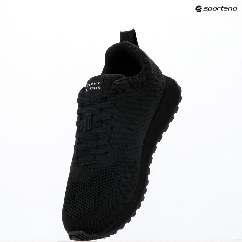 Încălțăminte pentru bărbați Tommy Hilfiger New Runner Eva Corpo Knit black 9