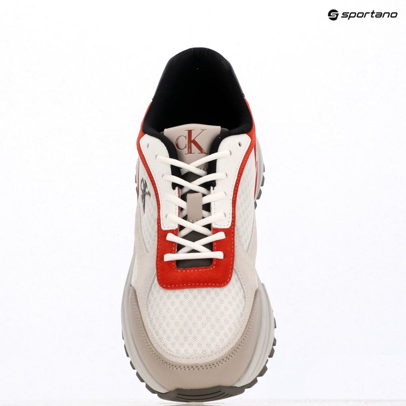 Încălțăminte pentru bărbați Calvin Klein YM0YM01379 Hike Runner Mesh MIX bright white/grey/flame scarlet 9