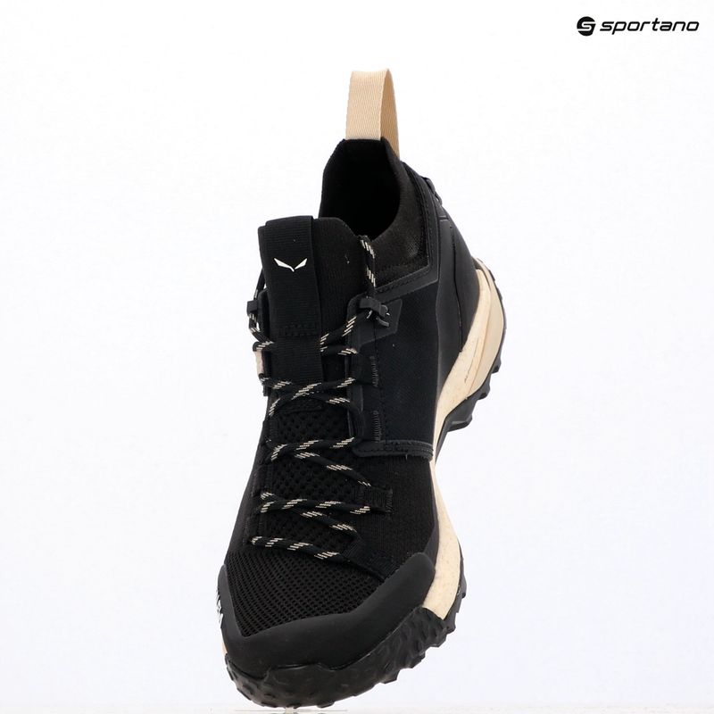 Încălțăminte de trekking pentru femei Salewa Puez 2 Knit Powertex fluo orange/black 9