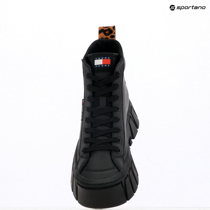 Încălțăminte pentru femei  Tommy Jeans Vulc Flatform Leopard black 9