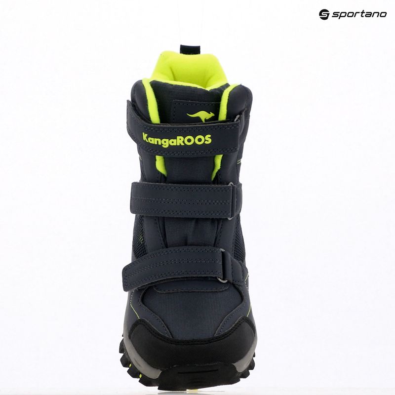 Ghete de zăpadă pentru copii KangaROOS K-Robi KTX dark navy/lime 9
