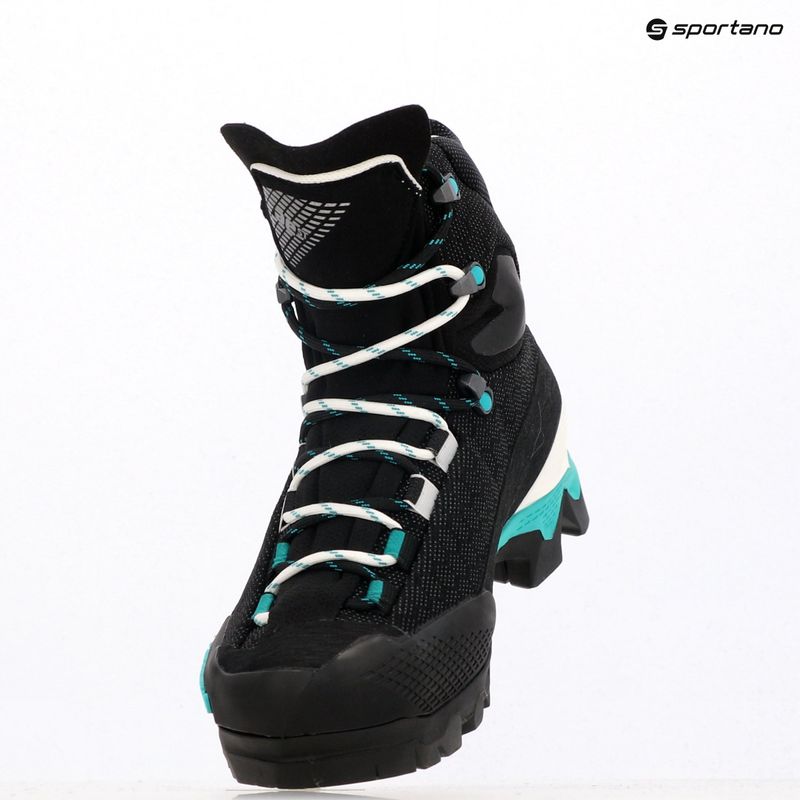 Încălțăminte de munte pentru femei La Sportiva Aequilibrium ST GTX black/aqua 9