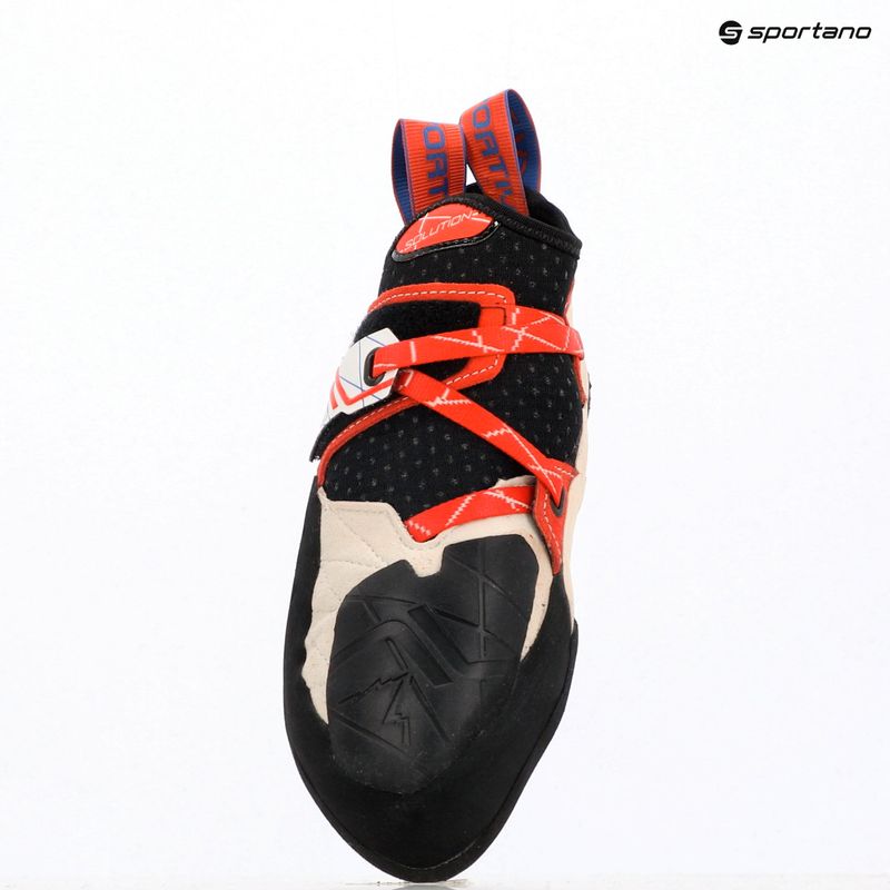 Încălțăminte de cățărare pentru femei La Sportiva Solution white/lily orange 9
